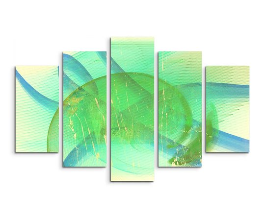 Enigma Sculpture Abstract 1371 Graphic Art Print Multi-Piece Image on Canvas
