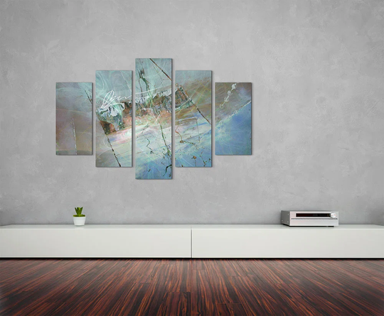 Enigma Scultpure Abstract 1168 Graphic Art Print Multi-Piece Image on Canvas