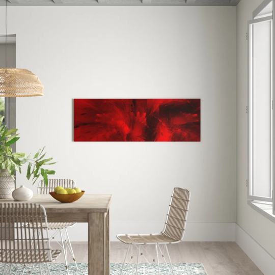 Panorama Abstract 326 Graphic Art Print on Canvas