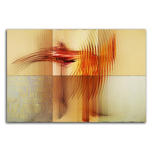 Enigma 063 Abstract Graphic Art Print on Canvas