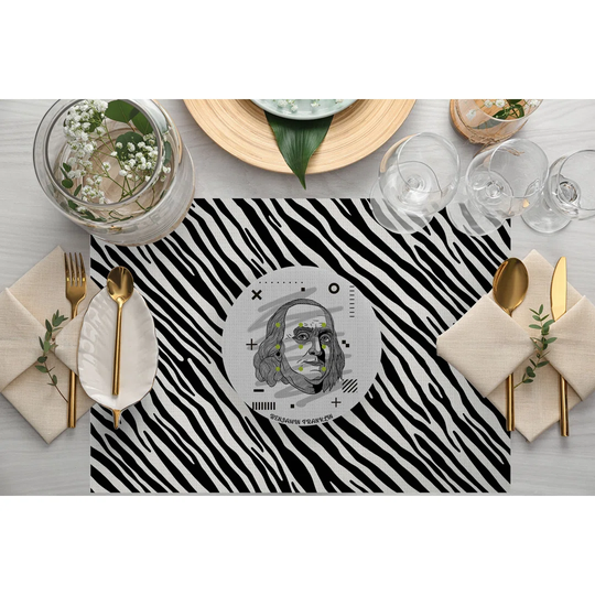 Galien 4 Piece Linen Placemat Set