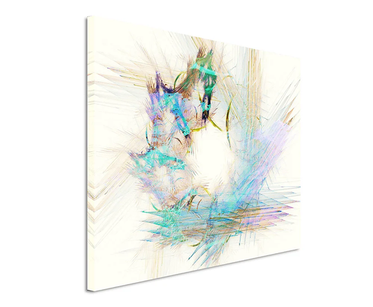 Abstract 1103 Graphic Art Print On Canvas
