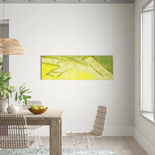 Enigma Panorama Abstract 613 Graphic Art Print on Canvas