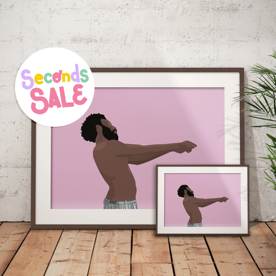 Seconds Sale - A5 Childish Gambino Art Print/Donald Glover