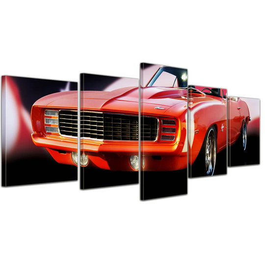 Chevrolet Camaro 5 Piece Graphic Art on Canvas Set