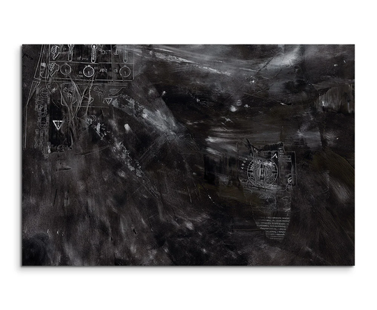 Enigma 841 Abstract Graphic Art Print on Canvas