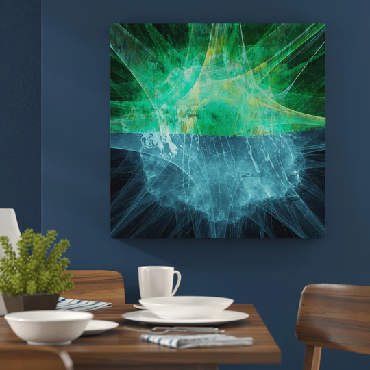 Enigma Abstract 1259 Graphic Art Print on Canvas
