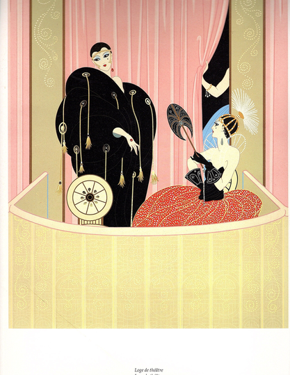 New Erte Graphics Loge De Theatre