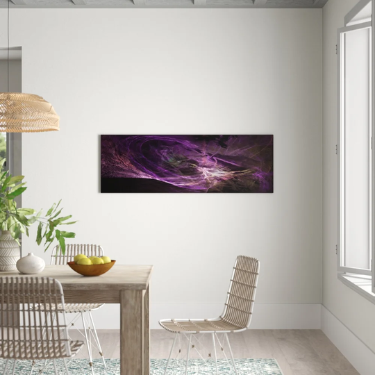 Enigma Panorama Abstract 1042 Graphic Art Print on Canvas