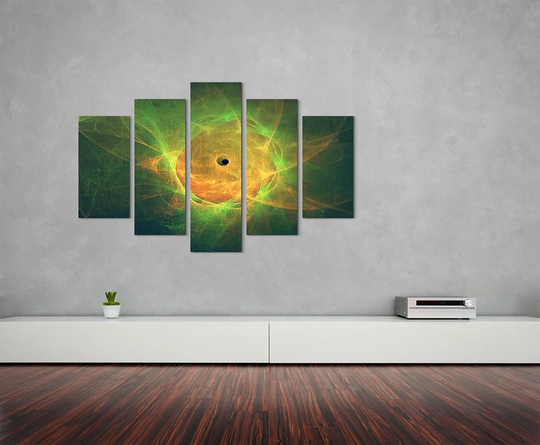 Enigma Sculpture Abstract 1147 Graphic Art Print Multi-Piece Image on Canvas