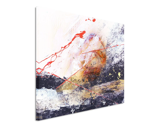 Enigma Abstract 1373 Graphic Art Print on Canvas