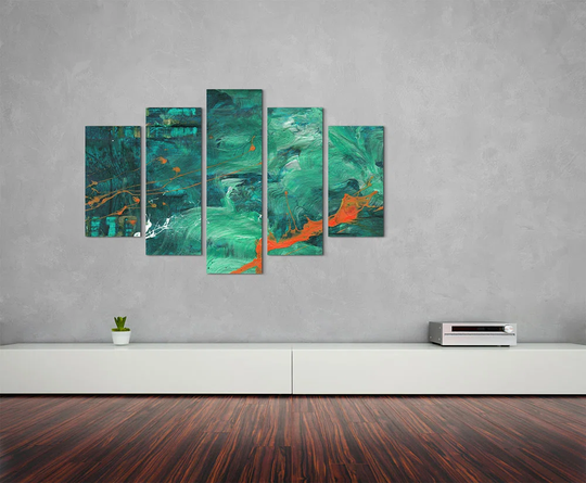 Enigma Abstract 891 Graphic Art Print Multi-Piece Image on Canvas