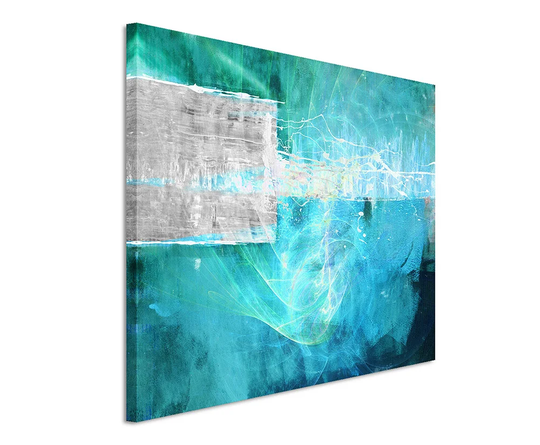 Abstract 1454 Graphic Art Print on Canvas