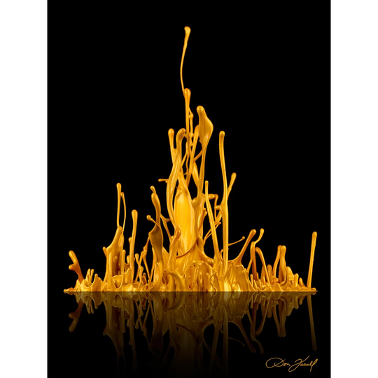 Gold Aspiration by Don Farrall - Wrapped Canvas Graphic Art Print
