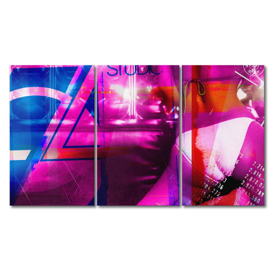 Studio 54 3 Piece Graphic Art on Canvas Set