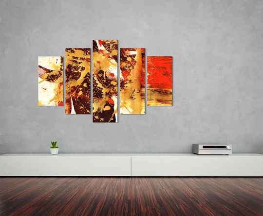 Enigma Abstract 538 Graphic Art Print Multi-Piece Image on Canvas