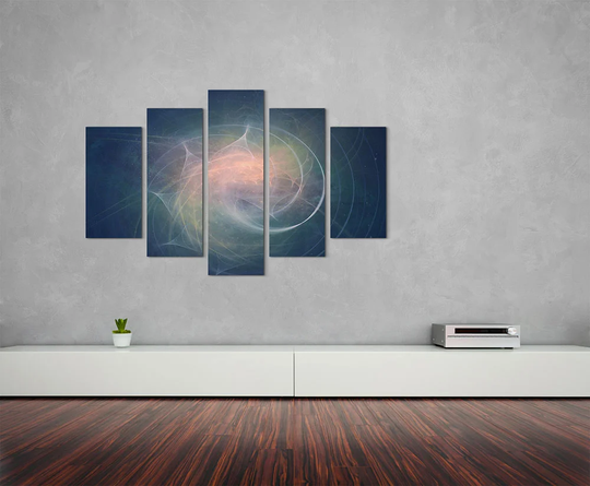Enigma Scultpure Abstract 1118 Graphic Art Print Multi-Piece Image on Canvas