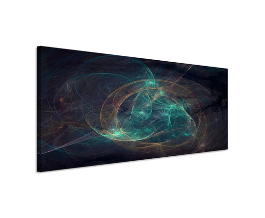 Enigma Panorama Abstract 1099 Graphic Art Print on Canvas