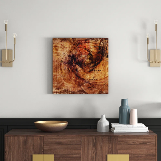 Enigma Abstract 1061 Graphic Art Print on Canvas