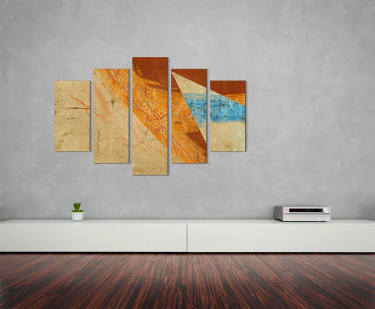 Enigma Abstract 700 Graphic Art Print Multi-Piece Image on Canvas