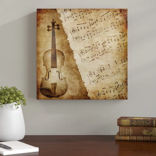 Old Paper Grunge Vintage I Framed Graphic Art