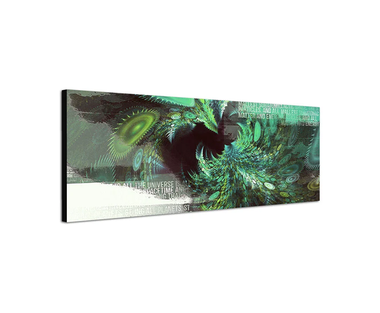 Enigma Panorama Abstract 478 Graphic Art Print on Canvas