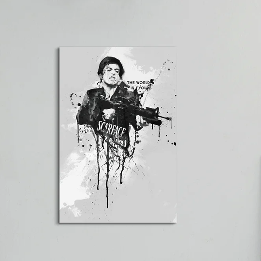 Enigma Al Pacino Scarface Graphic Art Print on Canvas