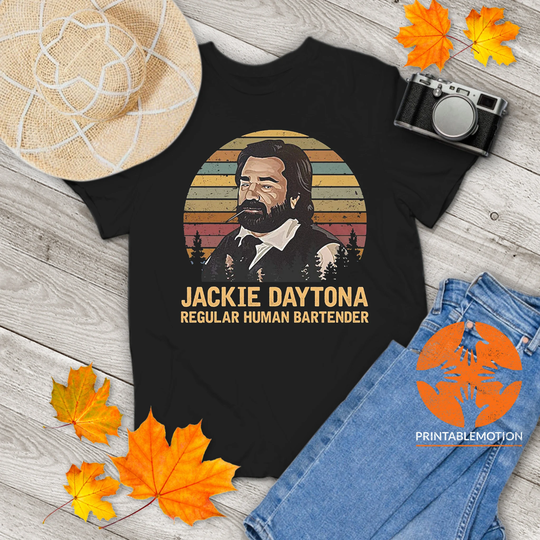 Jackie Daytona Regular Human Bartender Vintage T-Shirt, What We Do in Shadow Shirt, Laszlo Gift Tee For You & Your Friends