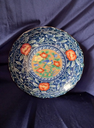 Oriental Plate, Japanese John Jenkins Home Decor, Wall Cabinet Vintage Gift