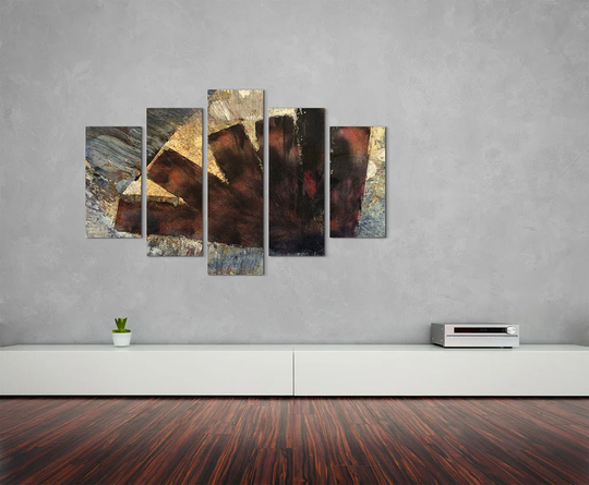Enigma Abstract 969 Graphic Art Print Multi-Piece Image on Canvas