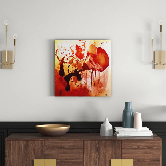 Enigma Abstract 837 Graphic Art Print on Canvas