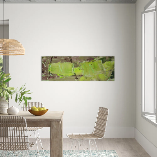 Enigma Panorama Abstract 580 Graphic Art Print on Canvas