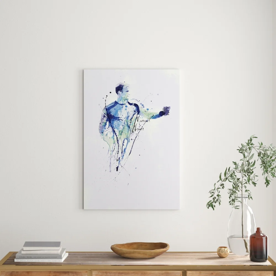 Enigma Manuel Neuer III Graphic Art Print on Canvas