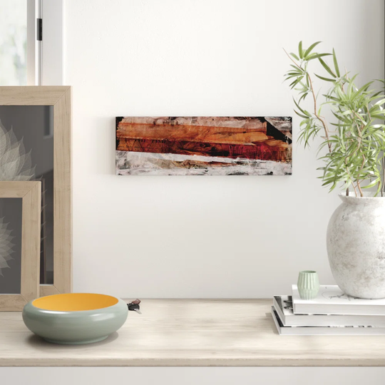 Enigma Panorama Abstract 752 Graphic Art Print on Canvas