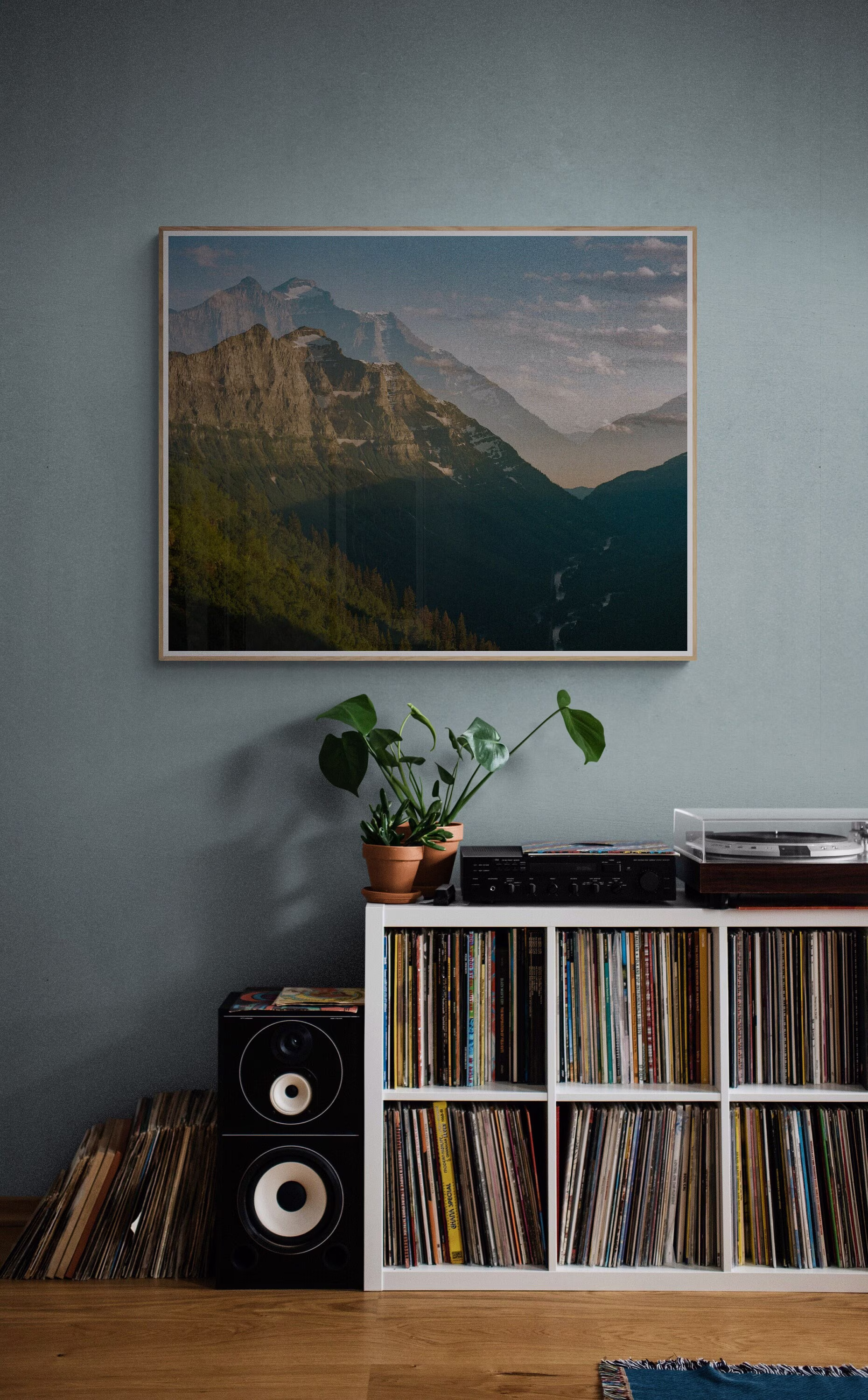 Going To The Sun Road Double Exposure | Glacier National Park Film Photography Wall Art Print Rocky Mountains Of Montana Landscape