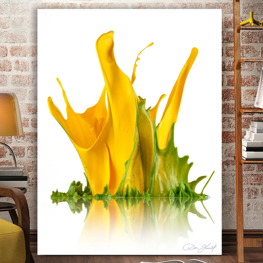 Yellow Cala Lillies by Don Farrall - Wrapped Canvas Graphic Art Print