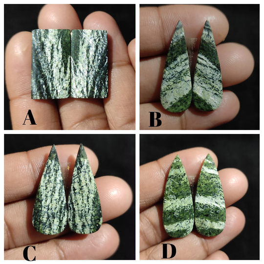 Aaa Quality Swiss Opal Pair Cabochon Mix Shape Natural Matched Pair Of Stone For Pendant Jewelry Making Cabs