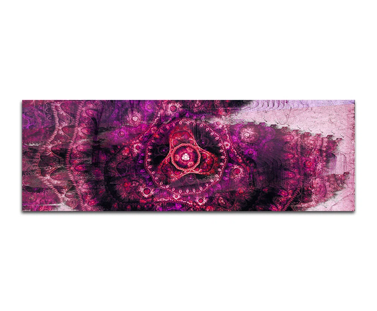 Enigma Panorama Abstract 492 Graphic Art Print on Canvas