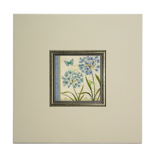 Blue Melody III Framed Graphic Art Print on Paper