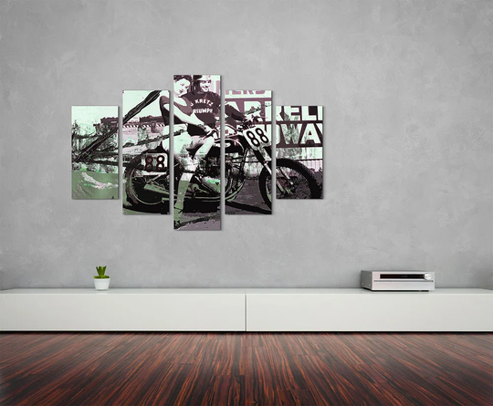 Enigma Abstract 512 Graphic Art Print Multi-Piece Image on Canvas