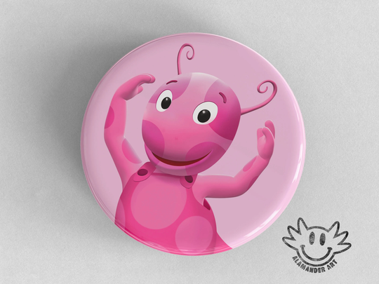 Uniqua Backyardigans Pinback Button - 1.5