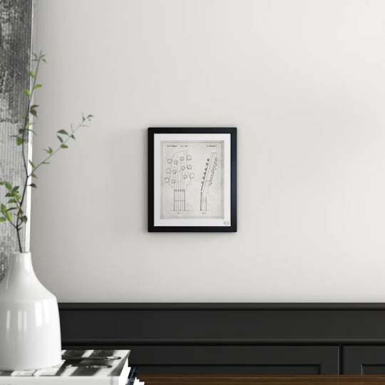 Head Stock Of Guitar 2003 - Picture Frame Graphic Art Print