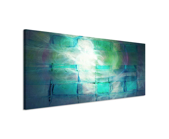 Enigma Panorama Abstract 1493 Graphic Art Print on Canvas