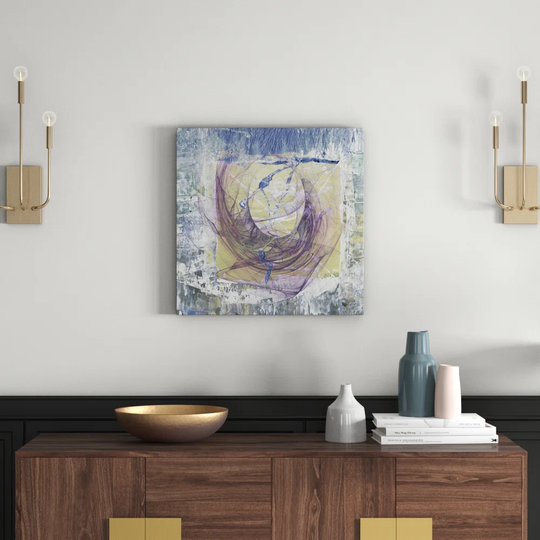 Enigma Abstract 1344 Graphic Art Print on Canvas