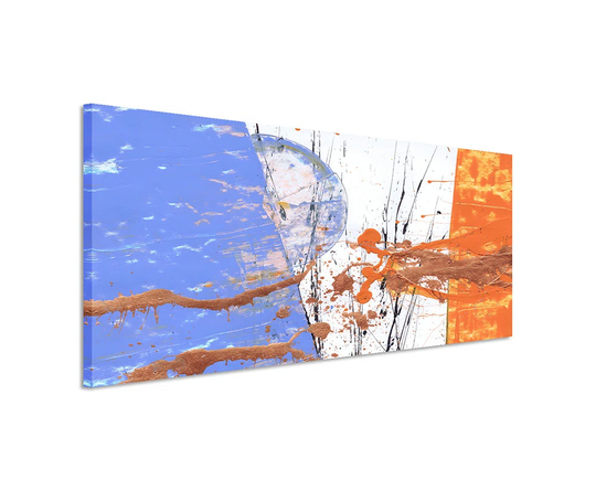 Enigma Panorama Abstract 696 Graphic Art Print on Canvas