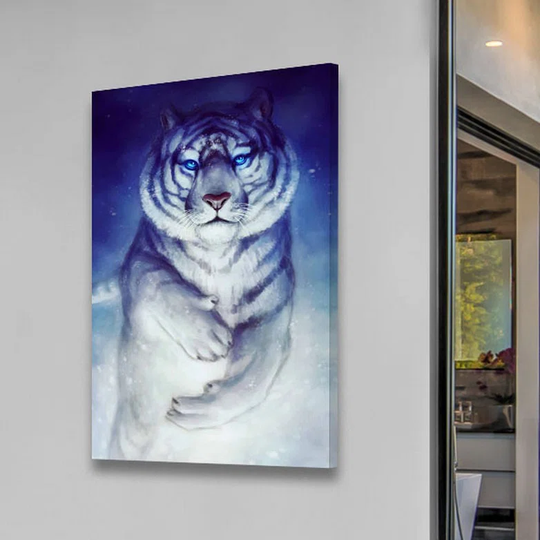 Godly Tigers 3 by Jonas Jödicke - Wrapped Canvas Graphic Art Print