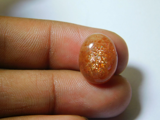 Amazing Natural Orange Sunstone Cabochon, Top Grade Gemstone Loose Gemstone, Semi Precious Jewelry 9 Ct #311