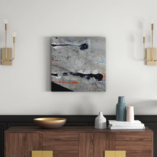 Enigma Abstract 978 Graphic Art Print on Canvas