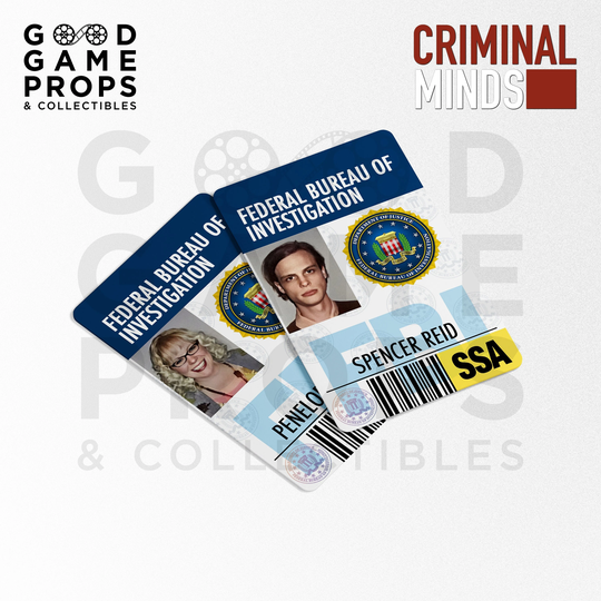 Criminal Minds | Seasons 11-15 | Fbi ID Badge Prop Replica PVC Screen Accurate