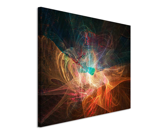 Enigma Abstract 1107 Graphic Art Print On Canvas